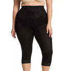 Style 6265 | Waistline Capri Pant Liner with Tummy Control Panel| Memory Compression Fabric | Medium Support