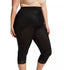 Style 6265 | Waistline Capri Pant Liner with Tummy Control Panel| Memory Compression Fabric | Medium Support