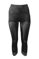 Style 6265 | Waistline Capri Pant Liner with Tummy Control Panel| Memory Compression Fabric | Medium Support