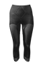 Style 6265 | Waistline Capri Pant Liner with Tummy Control Panel| Memory Compression Fabric | Medium Support