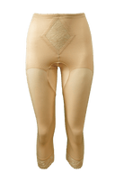 Style 6265 | Waistline Capri Pant Liner with Tummy Control Panel| Memory Compression Fabric | Medium Support
