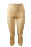 Style 6265 | Waistline Capri Pant Liner with Tummy Control Panel| Memory Compression Fabric | Medium Support