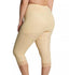 Style 6265 | Waistline Capri Pant Liner with Tummy Control Panel| Memory Compression Fabric | Medium Support