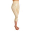 High Waist Capri Pant Liner with Tummy Control Satin Panel| Memory Compression Fabric | Medium Support |  Style 6266