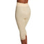 High Waist Capri Pant Liner with Tummy Control Satin Panel| Memory Compression Fabric | Medium Support |  Style 6266