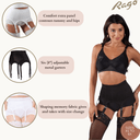 Garter Belt | Six Metal Garters | Moderate Shaping & Tummy Control - Style 72522