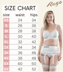 Garter Belt | Six Metal Garters | Moderate Shaping & Tummy Control - Style 72522
