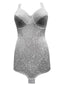 Soft Cup Printed Comfort Body Briefer - Style 8601