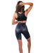 High Waist Light Shaping Bike Short | Satin 4-Way Stretch with Built-In Panty - Style 518