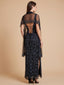 Lara 9916- Strapless Beaded Gown with Scarf