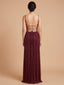 Lara 9917- Spaghetti Strap Beaded Gown