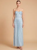 Lara 9918- Strapless Beaded Gown