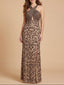 Beaded Cross Halter Dress | Lara 9922