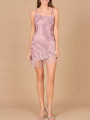 Asymmetrical Cocktail Fringe Dress
