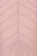 Cape Sleeve Beaded Gown
