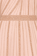 One Shoulder Cocktail Dress with Feathers