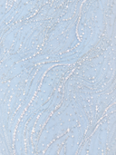 Cold Shoulder Mermaid Lace Gown with Feathers - OUTLET