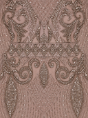 Sleeveless V-Neck Beaded Dress
