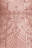 Embellished Gown with Cape Sleeves | 28845