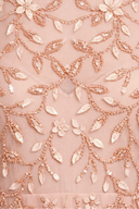 3D Floral Embellished Gown with Cap Sleeves | 28850