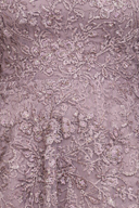 Long Sleeve V-Neck Ombre Lace Gown | 28878