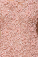 Short Sleeve Lace Mermaid Gown | 28879