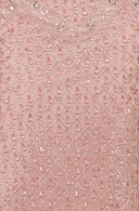 Beaded Midi Dress with Cap Sleeves | 28974