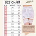 Waistline Open Bottom Breathable Power Mesh Fabric | Firm to Extra Firm Support - Style 1359