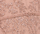 Lace, V Neck, Long Bell Sleeve Gown