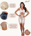 High Waist Light Shaping Bike Short | Satin 4-Way Stretch with Built-In Panty - Style 518