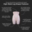 Style 6207 |  No Roll High Waist Lace Thigh Slimmer with Extra Firm Support