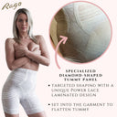 Style 6207 |  No Roll High Waist Lace Thigh Slimmer with Extra Firm Support