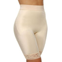 High Waist Light Shaping Bike Short | Satin 4-Way Stretch with Built-In Panty - Style 518