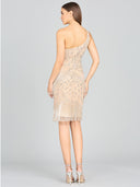 Lara 29140 - One Shoulder Cocktail Dress-Dresses-Lara-Lara