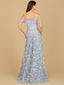 Lara 29189 - Flutter Off Shoulder Lace Gown-Dresses-Lara-Lara