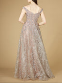 Lara 29211 - Elegant Off Shoulder Lace Ballgown-Dresses-Lara-Lara