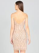 Lara 29217 - Spaghetti Strap Cocktail Dress-Dress-Lara-Lara