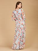 Lara 29248 - Long Sleeve Print Dress