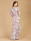 Lara 29248 - Long Sleeve Print Dress