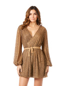 Lara 29287 - Long Sleeve Cocktail Wrap Dress