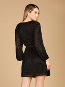 Lara 29287 - Long Sleeve Cocktail Wrap Dress