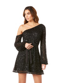 Lara 29290 - One Shoulder Cocktail Dress
