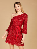 Lara 29290 - One Shoulder Cocktail Dress