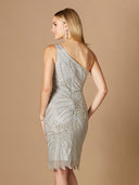 Lara 29293 - One Shoulder Cocktail Gown-Dresses-Lara-Lara
