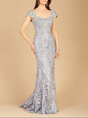 Lara 29295 - Fitted Lace Mermaid Gown