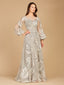 Lara 29297 - Balloon Sleeves Ball Gown
