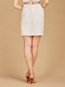 Lara 29308 - Beaded Short Skirt
