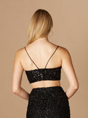 Lara 29312 - Spaghetti Strap Beaded Top