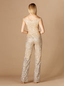 Lara 29313 - Beaded Bridal Off Shoulder Jumpsuit