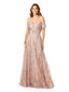 Lara 29354 - Off Shoulder A-line Gown